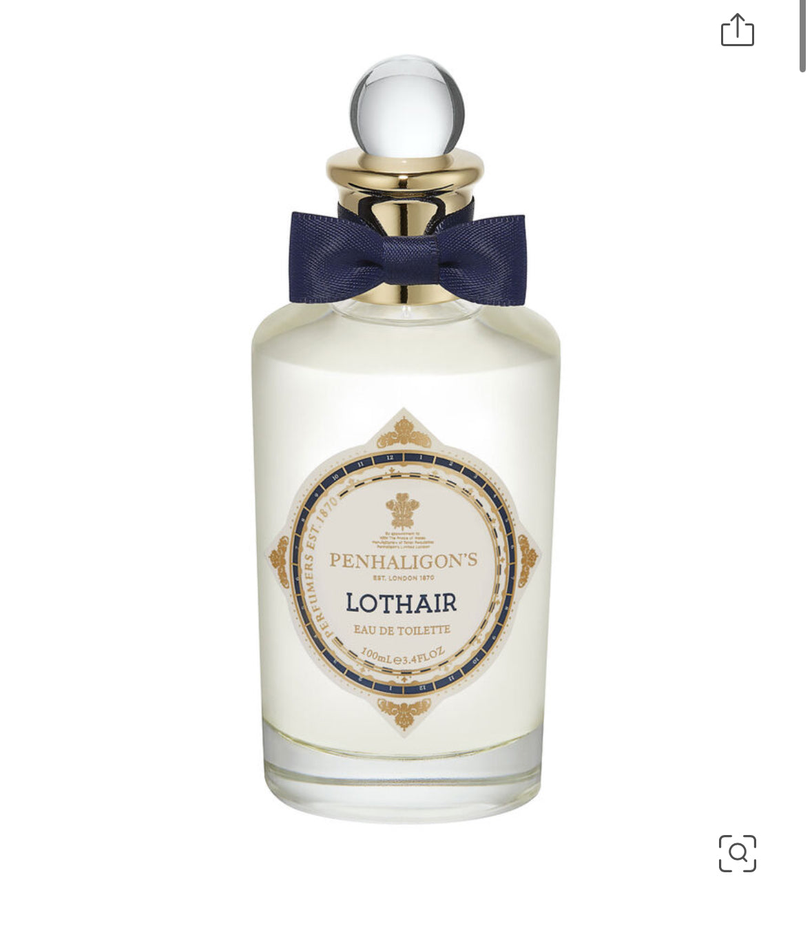 Lothair Eau de Toilette, 100 ml Unisex