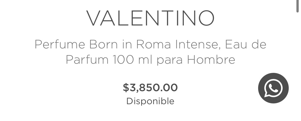Valentino Born in Roma Intense, EDP 100ML