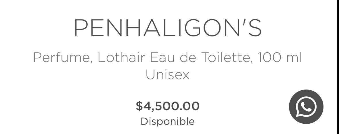 Lothair Eau de Toilette, 100 ml Unisex