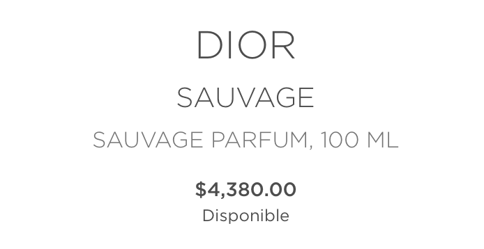 DIOR SAUVAGE PARFUM