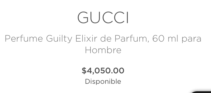 Gucci Guilty Elixir de Parfum, 60 ml
