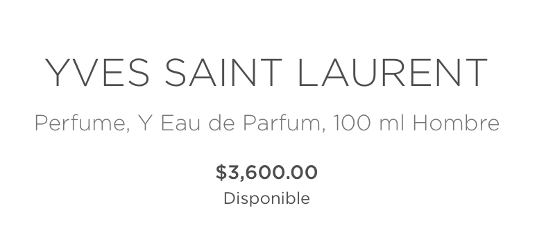 YSL Y Eau de Parfum, 100 ml